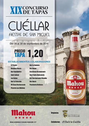 XIX Concurso de Tapas Fiestas de San Miguel - Cuéllar 2018