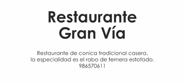 Ruta Rosalía - Restaurante Gran Vía