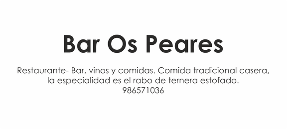 Ruta Rosalía - Bar Os Peares