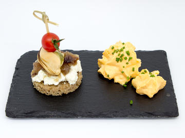 Pincho: Fusión terra e mar