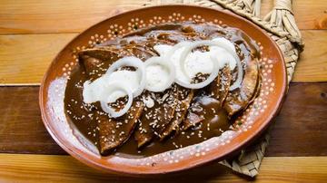 Enchiladas de Polo con Mole